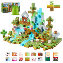Magnetic Blocks 150PCS Forest Castle Set, STEM Building Cubes for Kids 3+