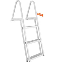 Removable 3-Step Dock Ladder 350 lbs Capacity Aluminum Nonslip Mat DLR3
