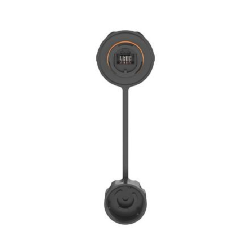 Bulkhead Connector Black IAEBH6XS