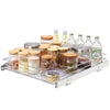 14W×21D×3.15H inches Heavy Duty Slide Out Pantry Shelves Steel Roll Out Drawers Sliding for Kitchen LX-C9262B
