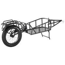Heavy-Duty Bike Cargo Trailer – 70 lb Capacity Compact Cart with 20" Wheels & Universal Hitch