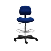 24" H - 34" H Bench Height Chair No Arms PL10-F-BLUE-312 Dark Blue
