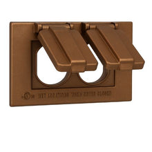 One Gang Duplex Horizontal Weatherproof Cover (Pack of 50)