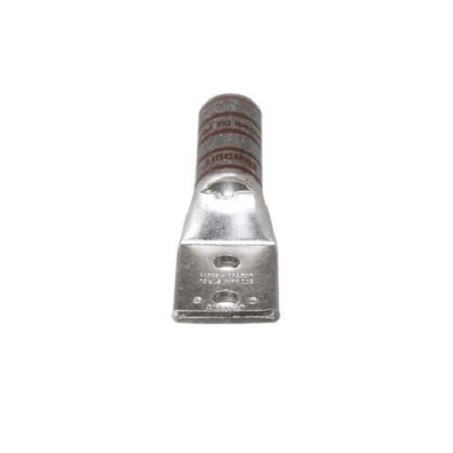 2-Hole Copper Compression Connectors Lugs Brown LCC500-38DW-6 (Pack of 6)
