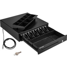 16" 12V Cash Register Drawer for POS 5 Bill 8 Coin Tray Movable Compartment 2 Keys RJ11/RJ12 Cable (USD Only)