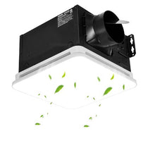 Bathroom Exhaust Fan with LED Light, 80 CFM 4000K Quiet Vent Fan 1.5 Sones