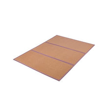 80 x 55 In Japanese Tatami Mat Foldable Rattan Floor Mat Non-Slip Sleeping Mat for Yoga & Meditation