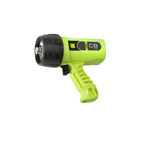 UK C8 ELED L2 Low Visibility Rechargeable Primary Dive Light w/ Charger