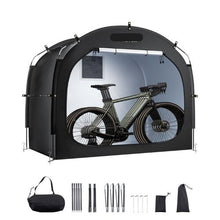 Bike Storage Tent 4–5 Bikes Waterproof Outdoor Tent Ventilated Window Fiberglass Frame