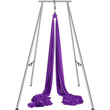 9.67 FT Aerial Yoga Frame & Hammock 551 LBS Capacity 13.1 Yards Hammock Indoor/Outdoor