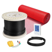 120 Sq.ft Electric Floor Heating Mat with Smart Thermostat & Decoupling Membrane 120V Radiant Floor Heating System for Tile Stone & Vinyl