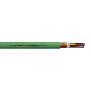6 AWG 4C Bare Copper Braid Shielded Thermoplastic Halogen-Free FG16OH2M16 0.6/1KV Low Voltage Cable
