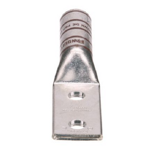 2-Hole Copper Compression Connectors Lugs Brown LCC500-12-6 (Pack of 6)