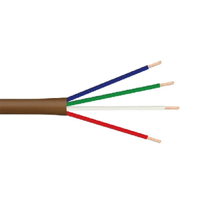 20 AWG 5C Bare Copper Unshielded PVC Plenum 300V Low Voltage CMP-CL2P Thermostat Cable