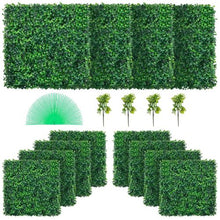 20x20 - Inch Artificial Boxwood Panels for Outdoor Indoor Garden Fence Backyard