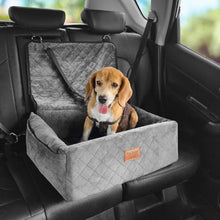 40lbs Dog Booster Car Seat Pet Car Seat Small Dog up to Gray for Car JBS-PCS-003-GRAY