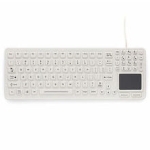 Sealed Keyboard with Integrated Touchpad & Backlighting - White SLK-97-TP