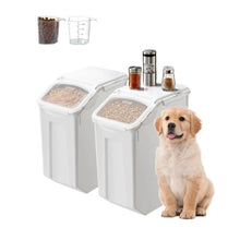 4.5Gal/20L X 2 Ingredient Storage Containe For  Kitchen Flour Bin F-8909X2( 2 PCS)