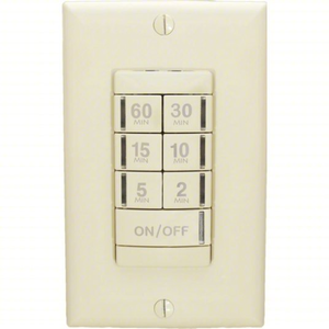 120/277V AC Wall Switch Timer Wall Plate Included PTS 60 IV