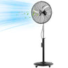 24-Inch Industrial Pedestal Fan - 6,800 CFM High Velocity 3-Speed Oscillating Standing Fan