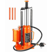 12 Ton Hydraulic Long Ram 26455 lbs Capacity with Single Piston Pump and Clevis for Garage & Shop