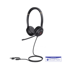 UH37 Dual Teams USB-C/A Wired Headset with Mic YEA-UH37-DUAL-MS-USB-C/A
