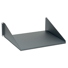 1RU Center Mount or Top Mount Shelf Black 9132