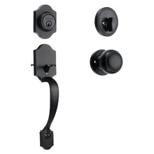 Matte Black Front Door Handle & Deadbolt Set with Interior Knob 20185-10B