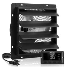 14-Inch Shutter Exhaust Fan 2000 CFM EC Motor with Smart Temperature Control & Timer for Garage Shed & Greenhouse