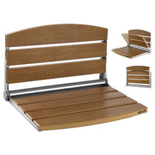 Foldable Shower Seat with Backrest Wall-Mounted 400 LB Capacity