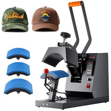 Hat Heat Press 4-in-1 Cap Heat Press Machine LCD Timer & Temperature Control 4 Curved Heating Elements