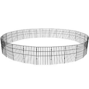 17 x 13 inches Garden Fencing with 1.5 Inch Spike Spacing and Animal Barrier Fence 330x440-28 (28 Pack)