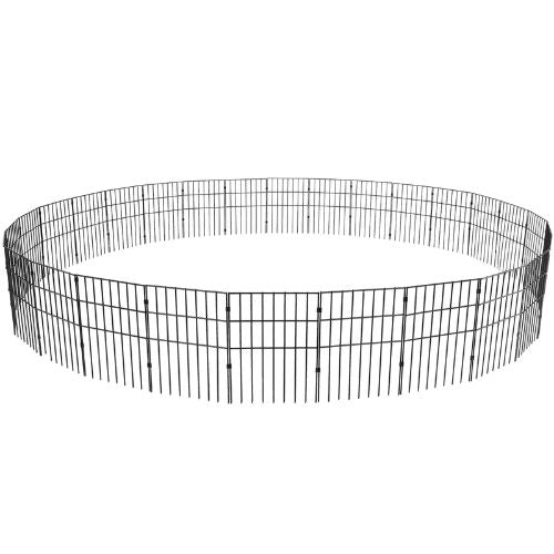 17 x 13 inches Garden Fencing with 1.5 Inch Spike Spacing and Animal Barrier Fence 330x440-28 (28 Pack)