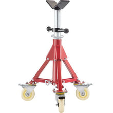 20 - 37 In V Head Pipe Stand Adjustable Height Pipe Jack Stands Folding for Pipe VV-P-1107CV
