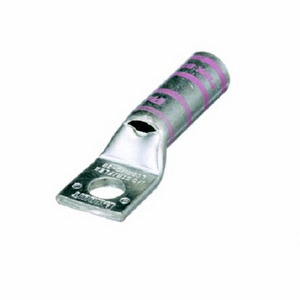 1/0 AWG Copper Compression Connectors Lugs Pink LCBX1/0-38-X (Pack of 10)