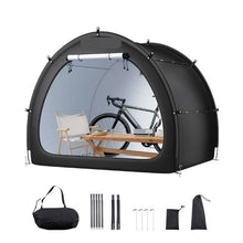 Bike Storage Tent 4–5 Bikes Waterproof Outdoor Tent Ventilated Window Fiberglass Frame