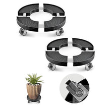 Trash Can Dolly Set of 2 - Adjustable 15-22.8 in, 440lbs Capacity Lockable Wheels Heavy Duty Rolling Cart