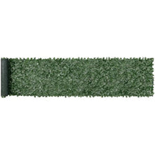 39 x 198 Inch Dark Green Ivy Fence Screen with Mesh Backing – Outdoor Artificial Green Wall Dark Green Backcloth JNF009
