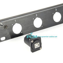 USB A to B Panel Mount D-Shape PCM-RPMC-34 (Pack of 500)