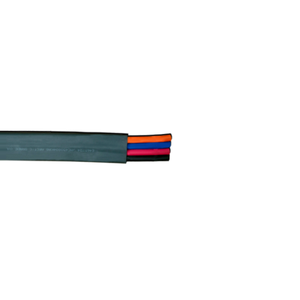 FLAT FESTOON CABLE TPR INSULATION AND JACKET 600V BLACK