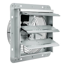 10-Inch Shutter Exhaust Fan 820 CFM Aluminum AC Motor for Greenhouses Garages & Sheds