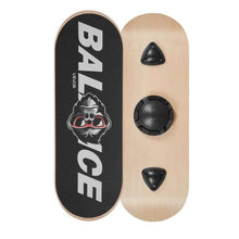 3-Level Adjustable Wooden Balance Board Non-Slip Wobble Trainer for Core Workout & Home Gym
