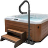 360° Rotating Hot Tub Handrail Adjustable 48–63 in Height  Aluminum Spa Rail 600 lb Capacity
