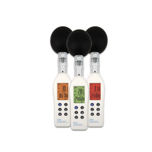 Certified Wet Bulb Globe Heat Stress Meter w/ Color-Coded LCD