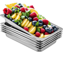 2.6-Inch Deep Table Pan For Catering Storage Food HZ-P626 (Pack of 6)