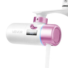 Skincare Faucet Mount Water Filter Micro-nano Bubble Purifier for Skin Pink + Gold