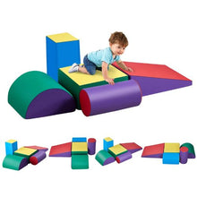 Climbing Toys, 5-Piece Foam Set for Toddlers, PU Leather Indoor Playset for Crawling & Sliding for Kids