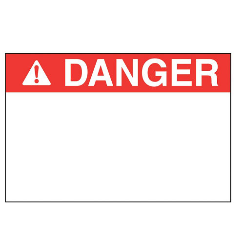 4x6 Thermal Transfer Die Cut Arc Flash Warning Label 100 Polyester C400X600YZ1