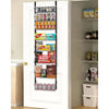 9-Tier Over the Door Pantry Organizer – Heavy-Duty Steel Spice Rack for Kitchen, Laundry, and Bathroom (Black)