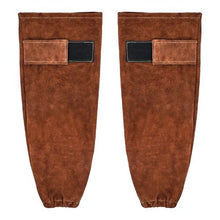 Cowhide Leather Safety Welding Sleeves – Heat & Flame Resistant Arm Guards for Welding Blacksmithing & Gardening